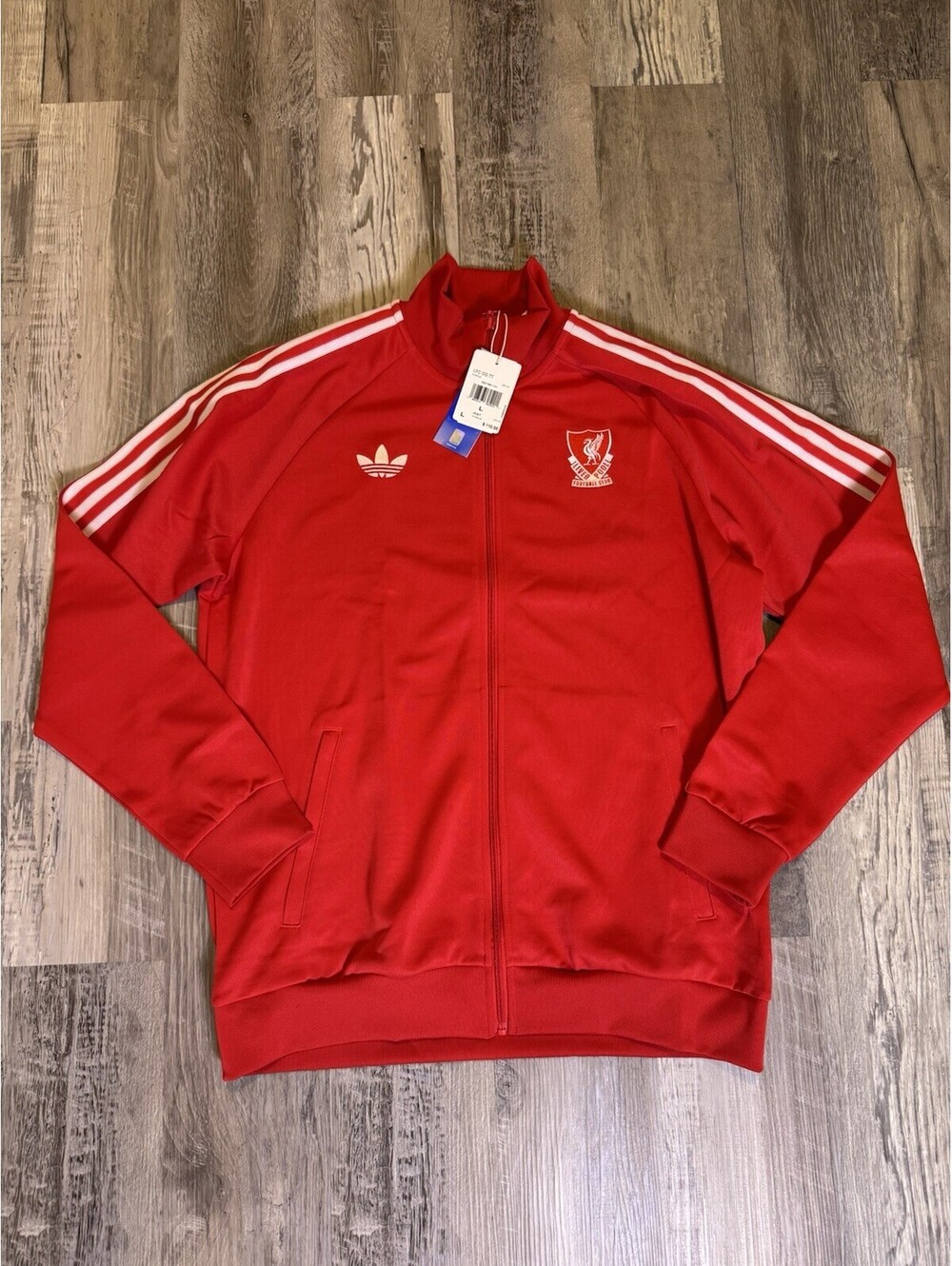 NWT Adidas Originals Liverpool FC LFC OG Track Jacket Red Men’s Size Large